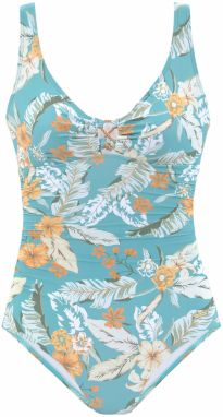 SUNSEEKER Jednodielne plavky  nebesky modrá / oranžová / biela