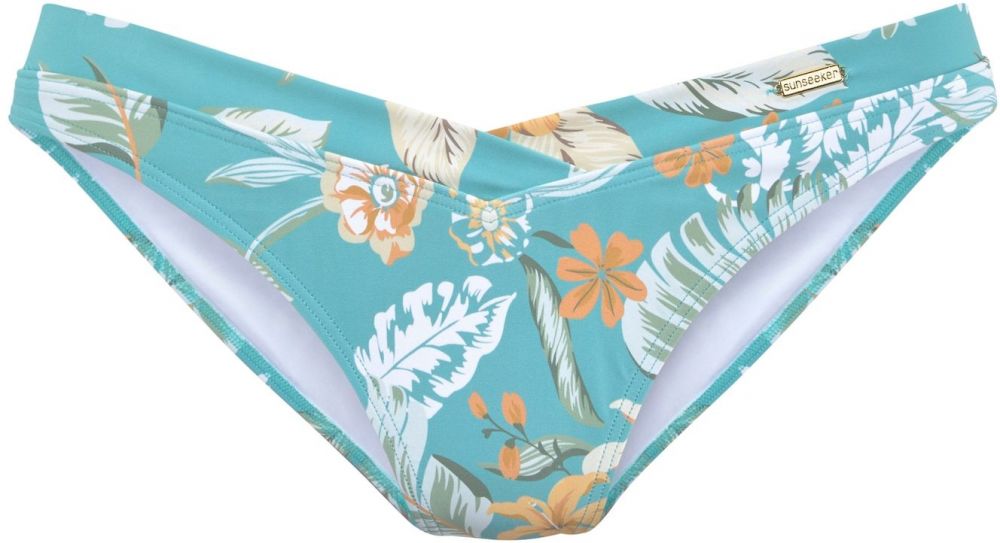 SUNSEEKER Bikinové nohavičky  modrá / zelená / oranžová / biela