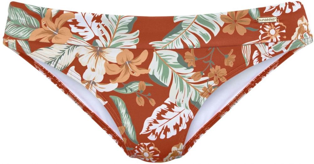 SUNSEEKER Bikinové nohavičky  svetlozelená / tmavozelená / svetlooranžová / biela