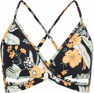 SUNSEEKER Bikinový top  krémová / zelená / oranžová / čierna / biela