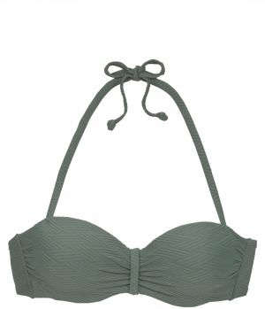 SUNSEEKER Bikinový top  olivová