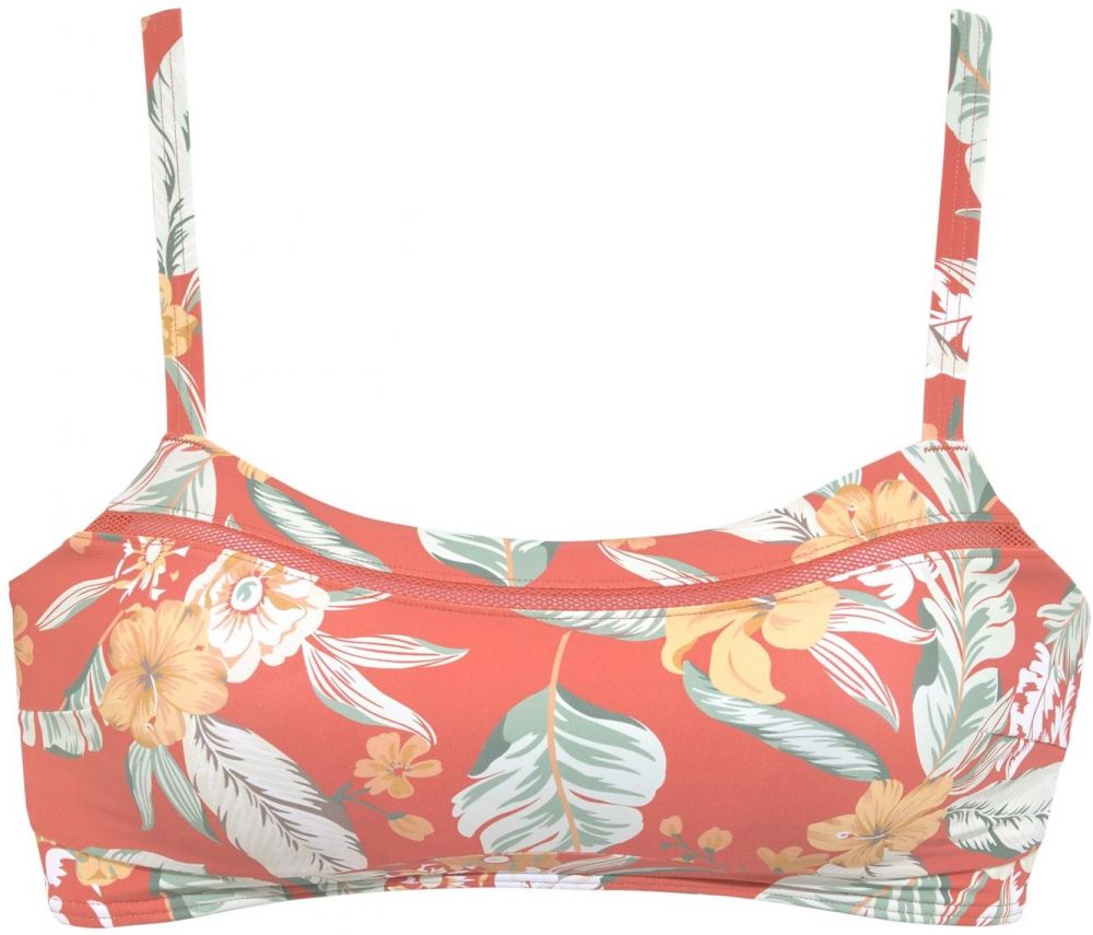 SUNSEEKER Bikinový top  olivová / nefritová / oranžová / svetlooranžová / biela