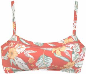 SUNSEEKER Bikinový top  olivová / nefritová / oranžová / svetlooranžová / biela