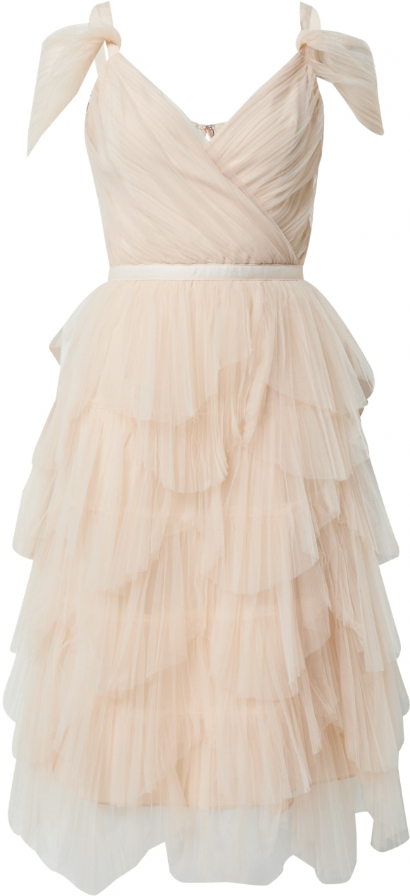 True Decadence Kokteilové šaty  telová