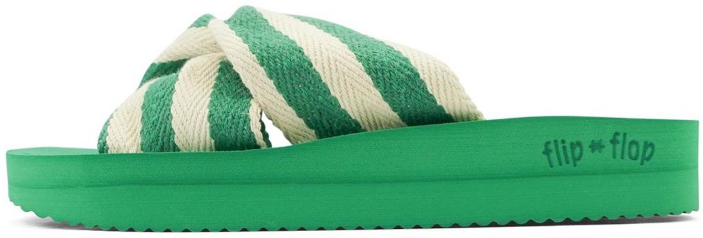 FLIP*FLOP Šľapky  zelená / prírodná biela