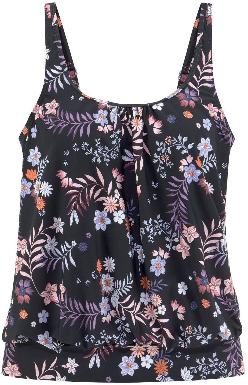 SUNSEEKER Tankiny 'Bettie Sunseeker'  námornícka modrá / svetlomodrá / fialová / ružová