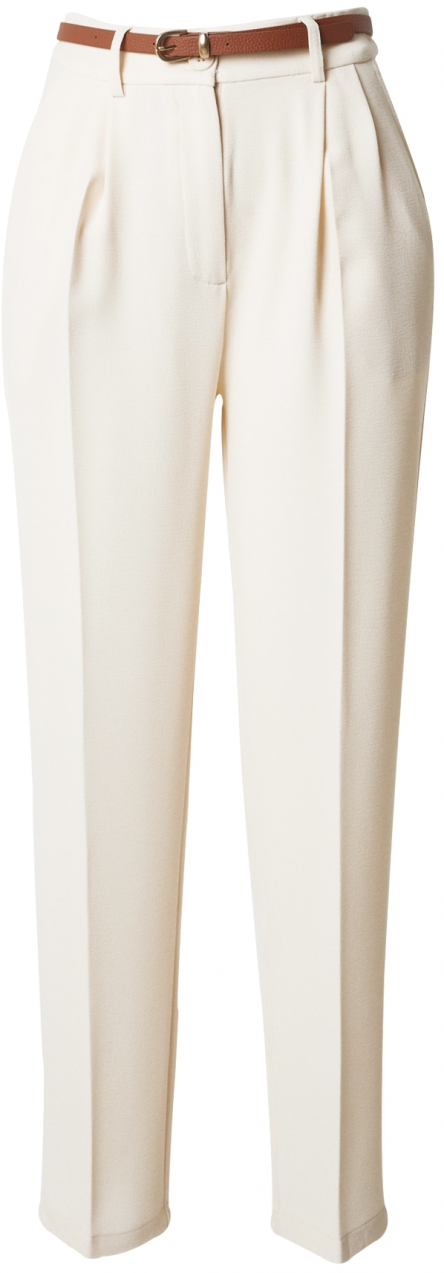 ABOUT YOU Nohavice s pukmi 'Nina'  biela