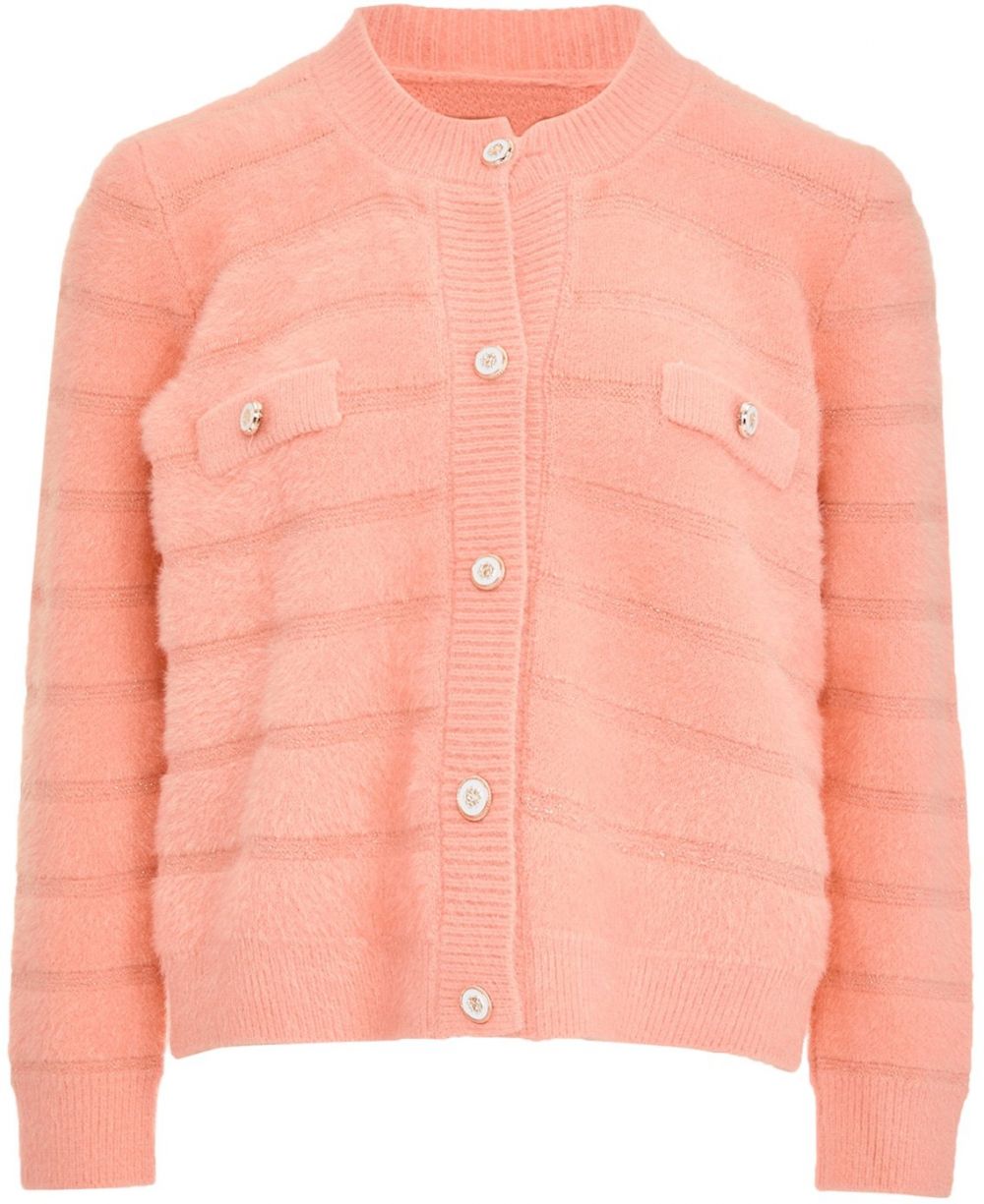 NALLY Kardigán  zlatá / ružová / biela