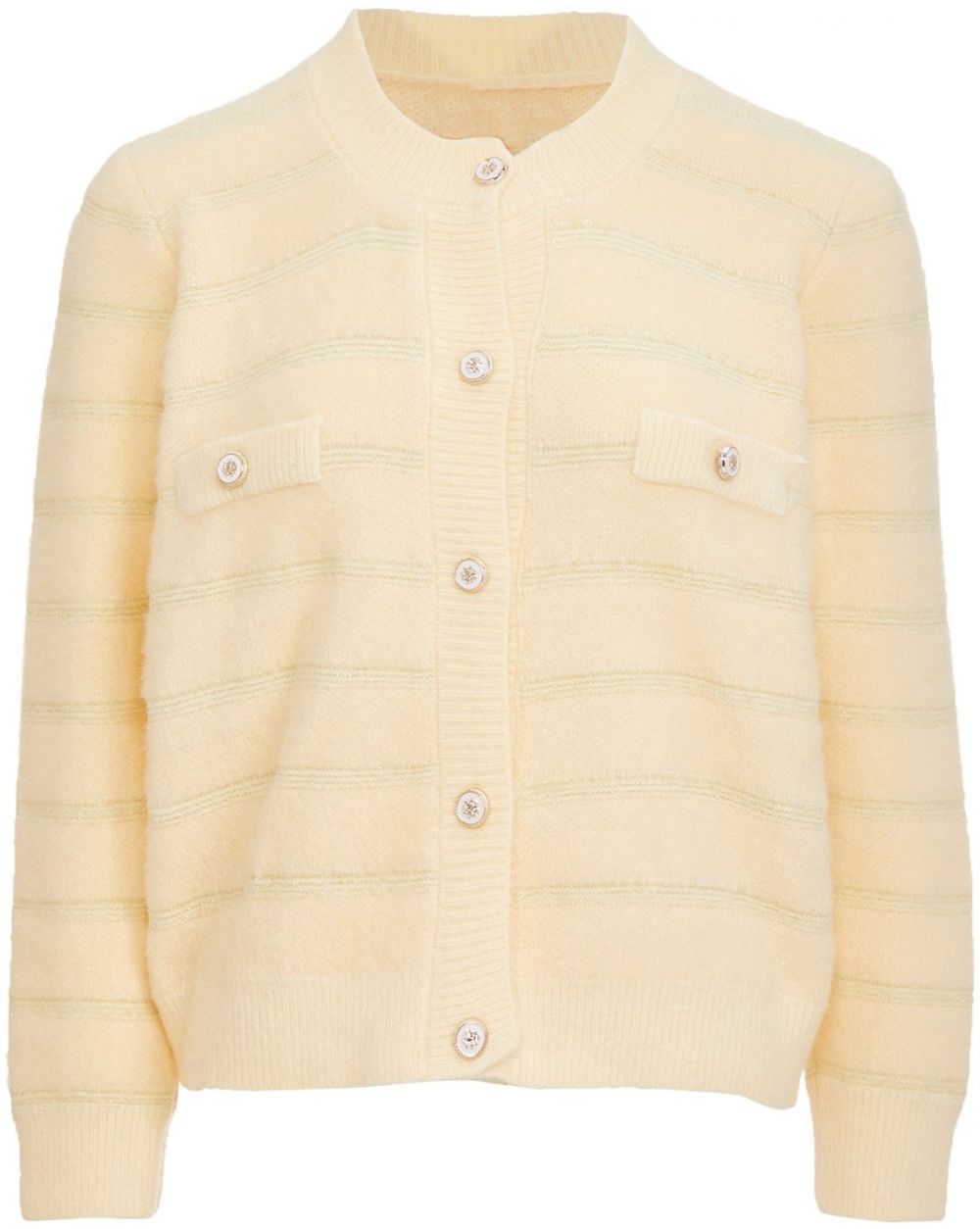 NALLY Kardigán  žltohnedá / zlatá / biela