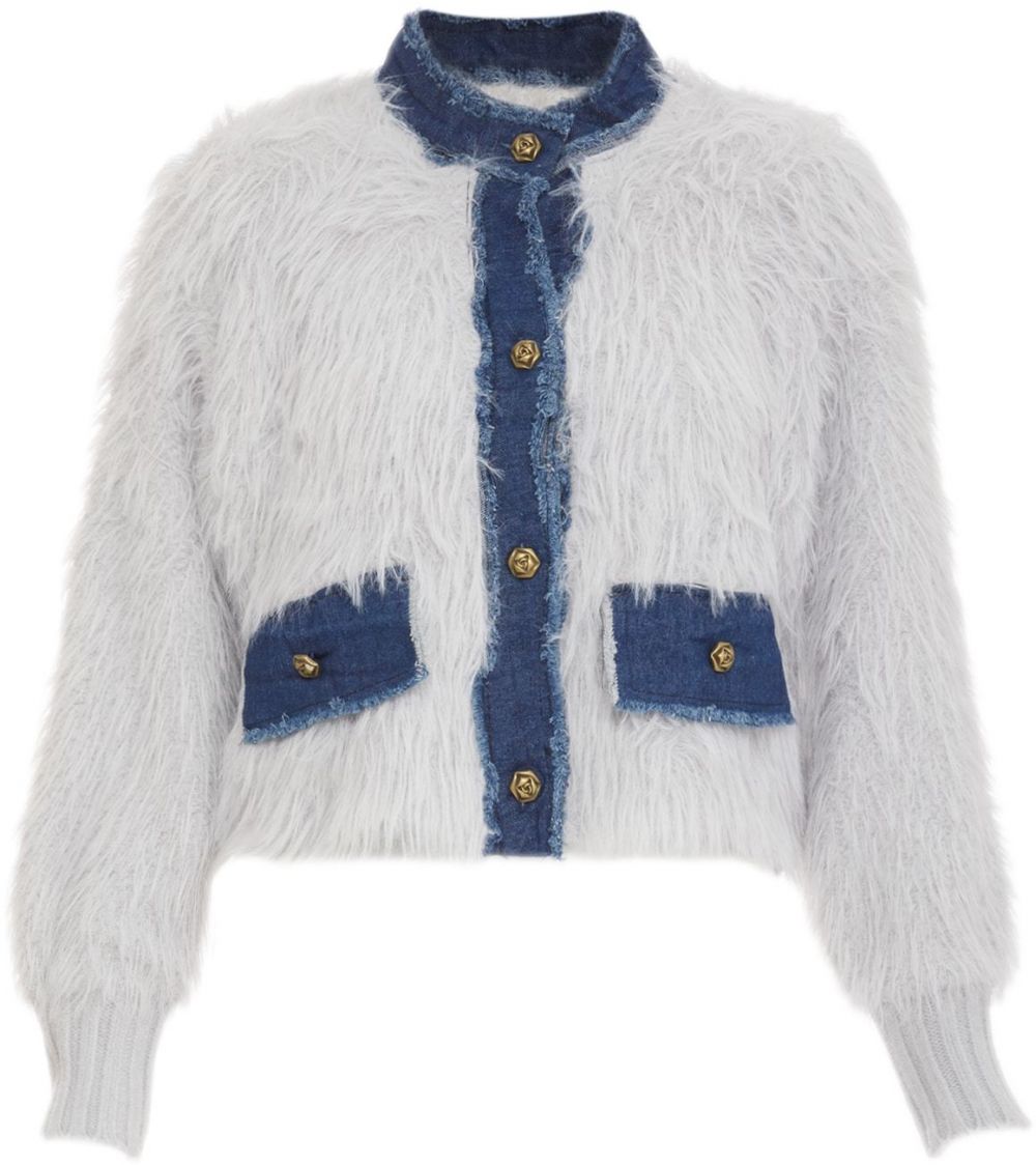 ALARY Kardigán  modrá / biela