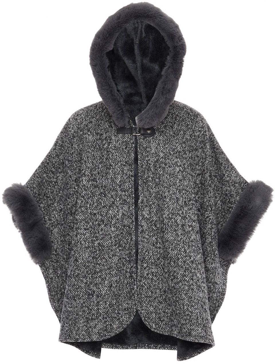 OSHA Pelerína  tmavosivá / biela