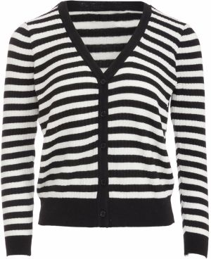 IPARO Kardigán  čierna / biela