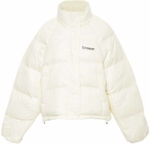 Koosh Zimná bunda  čierna / biela ako vlna