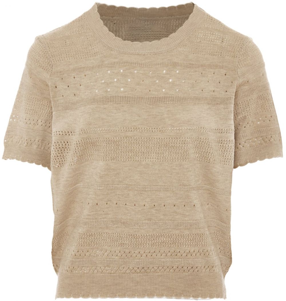 NAEMI Blúzka  tmavobéžová