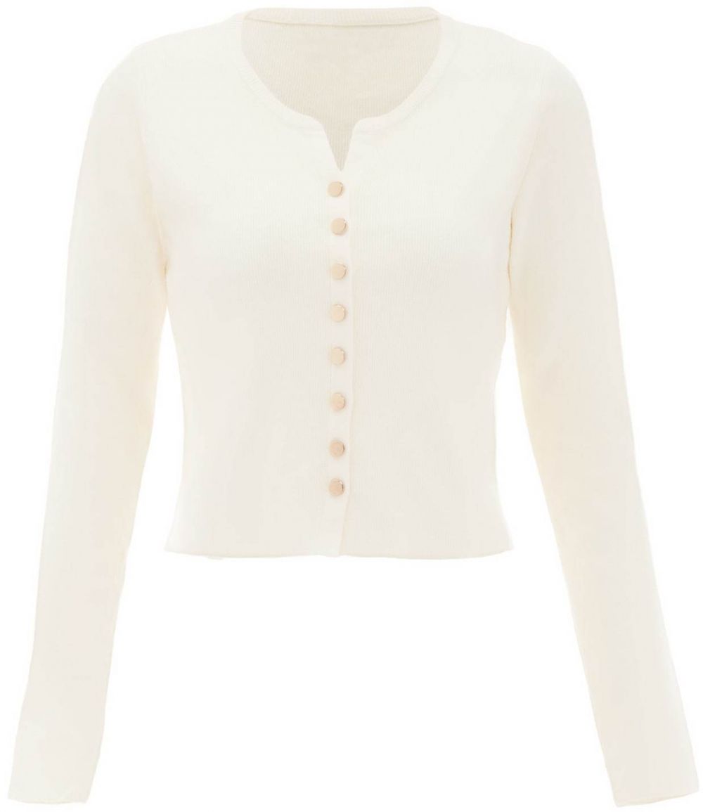 NAEMI Kardigán  biela ako vlna