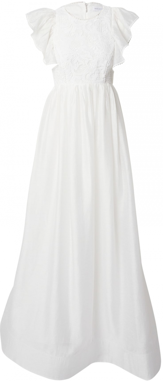 True Decadence Večerné šaty  biela