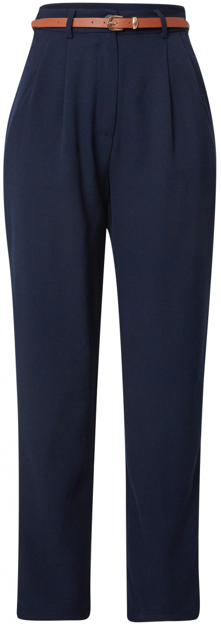 ABOUT YOU Nohavice s pukmi 'Nina'  tmavomodrá