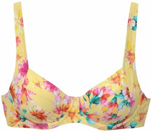 SUNSEEKER Bikinový top  tyrkysová / žltá / ružová / biela