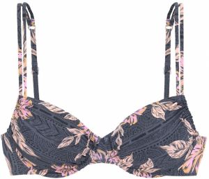 SUNSEEKER Bikiny  hnedá / olivová / svetlooranžová / ružová / čierna