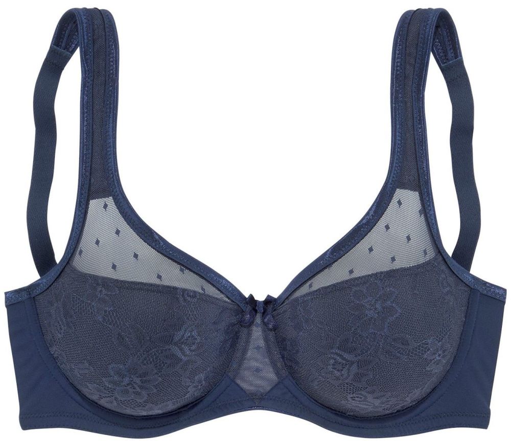 NUANCE Zmenšujúca podprsenka  námornícka modrá