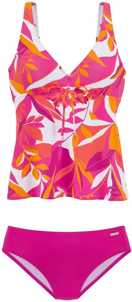 SUNSEEKER Tankiny  mandarínková / ružová / biela