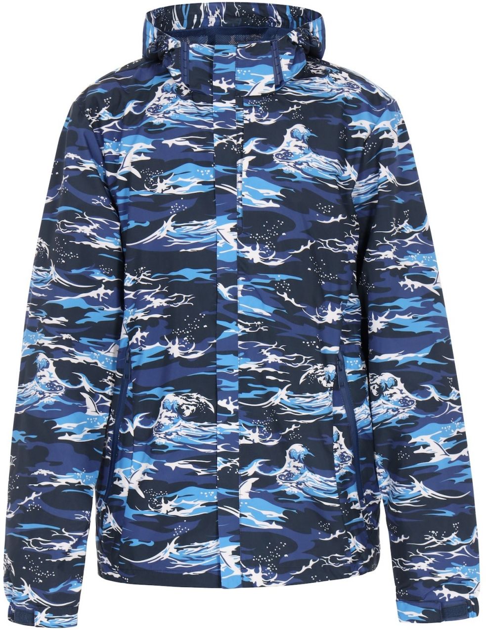 beach budz Prechodná bunda  námornícka modrá / tyrkysová / indigo / biela