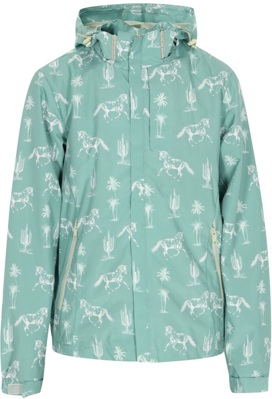 beach budz Prechodná bunda  mätová / biela