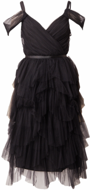 True Decadence Kokteilové šaty  čierna