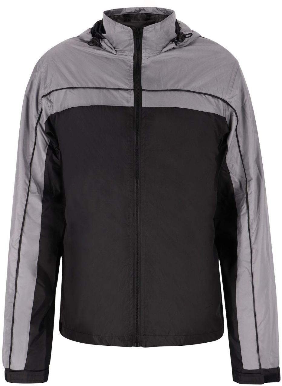 COSIMON Prechodná bunda  sivá / čierna