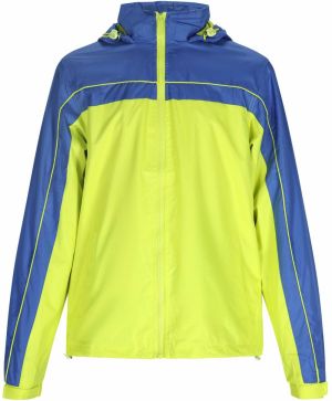 COSIMON Prechodná bunda  modrá / limetová