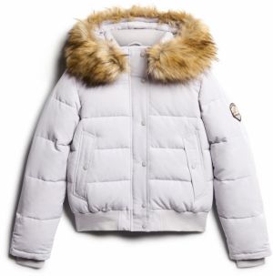 Superdry Prechodná bunda 'Everest'  svetlosivá
