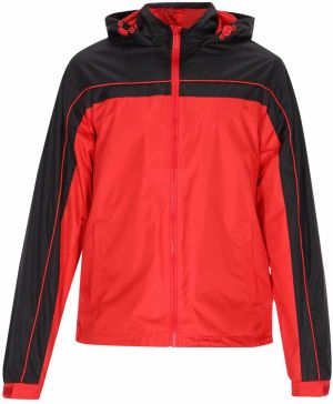 COSIMON Prechodná bunda  červená / čierna