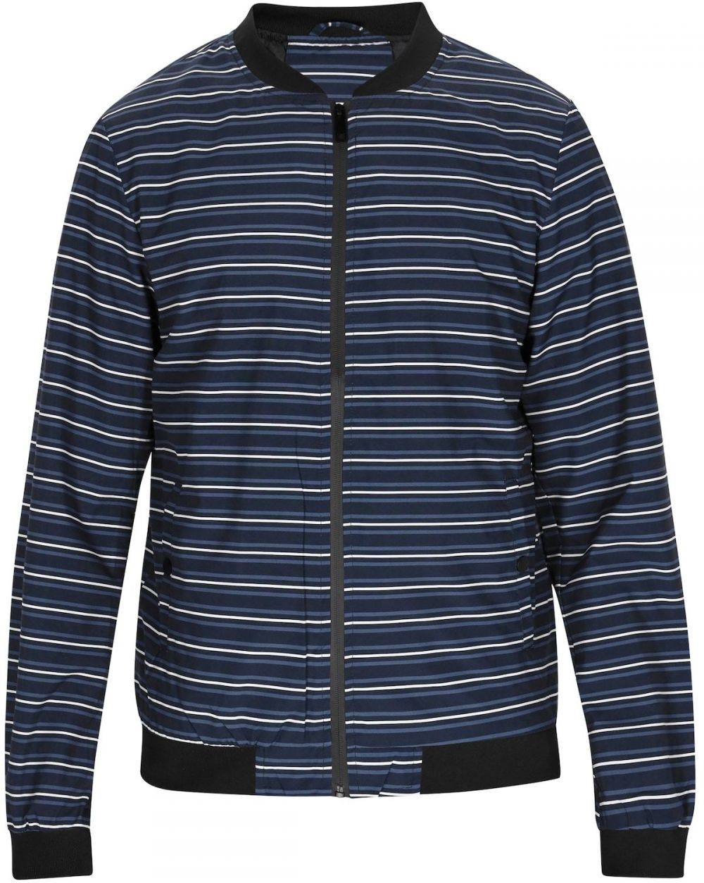 bridgeport Prechodná bunda  námornícka modrá / tmavomodrá / šedobiela