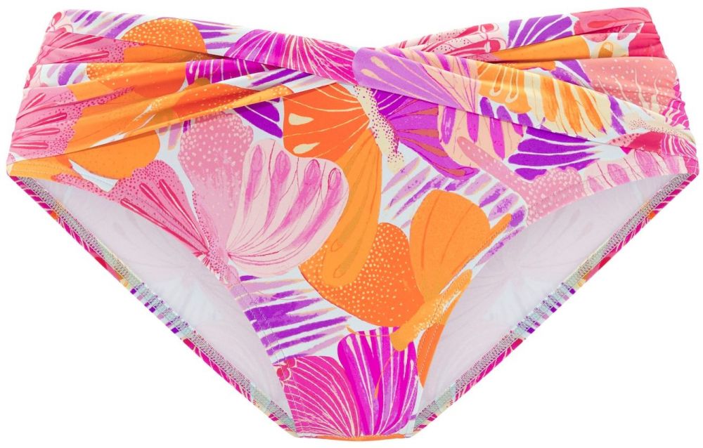 SUNSEEKER Bikinové nohavičky  fialová / oranžová / biela