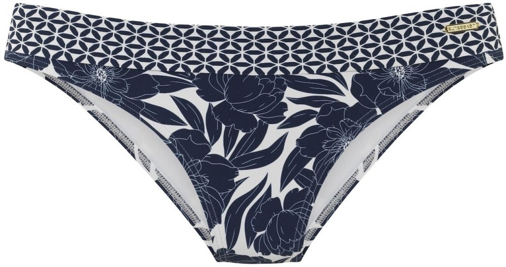SUNSEEKER Bikinové nohavičky  námornícka modrá / biela