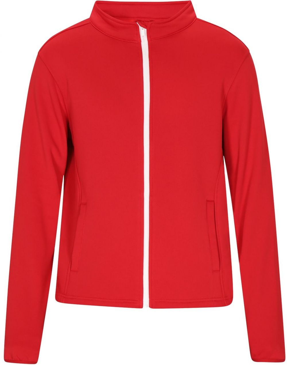 BRAELYN Tepláková bunda  červená / biela