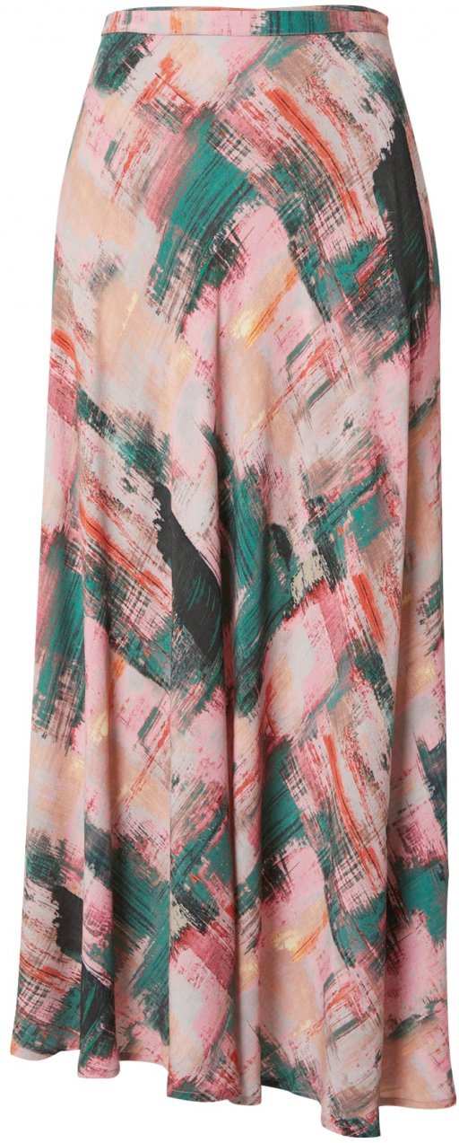 WHITE STUFF Sukňa 'Hope'  smaragdová / tmavooranžová / svetloružová / čierna