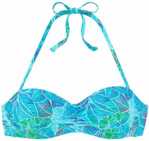 SUNSEEKER Bikinový top  námornícka modrá / azúrová / zelená / biela