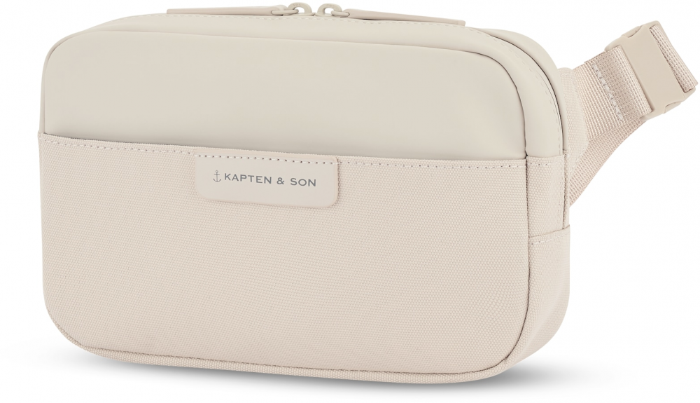 Kapten & Son Ľadvinka 'Bergen Pro Crossbody'  svetlobéžová