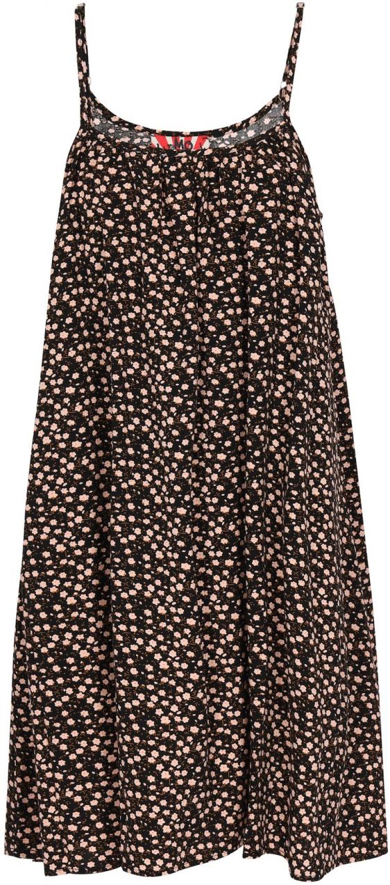 myMo ROCKS Šaty  oranžová / ružová / červená / čierna