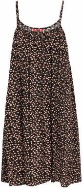 myMo ROCKS Šaty  oranžová / ružová / červená / čierna