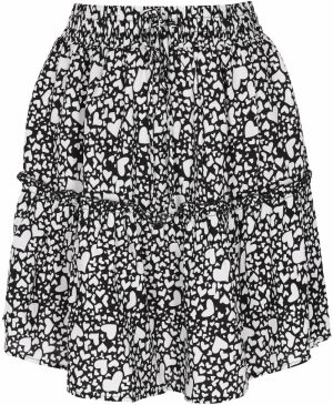 myMo ROCKS Sukňa  čierna / biela