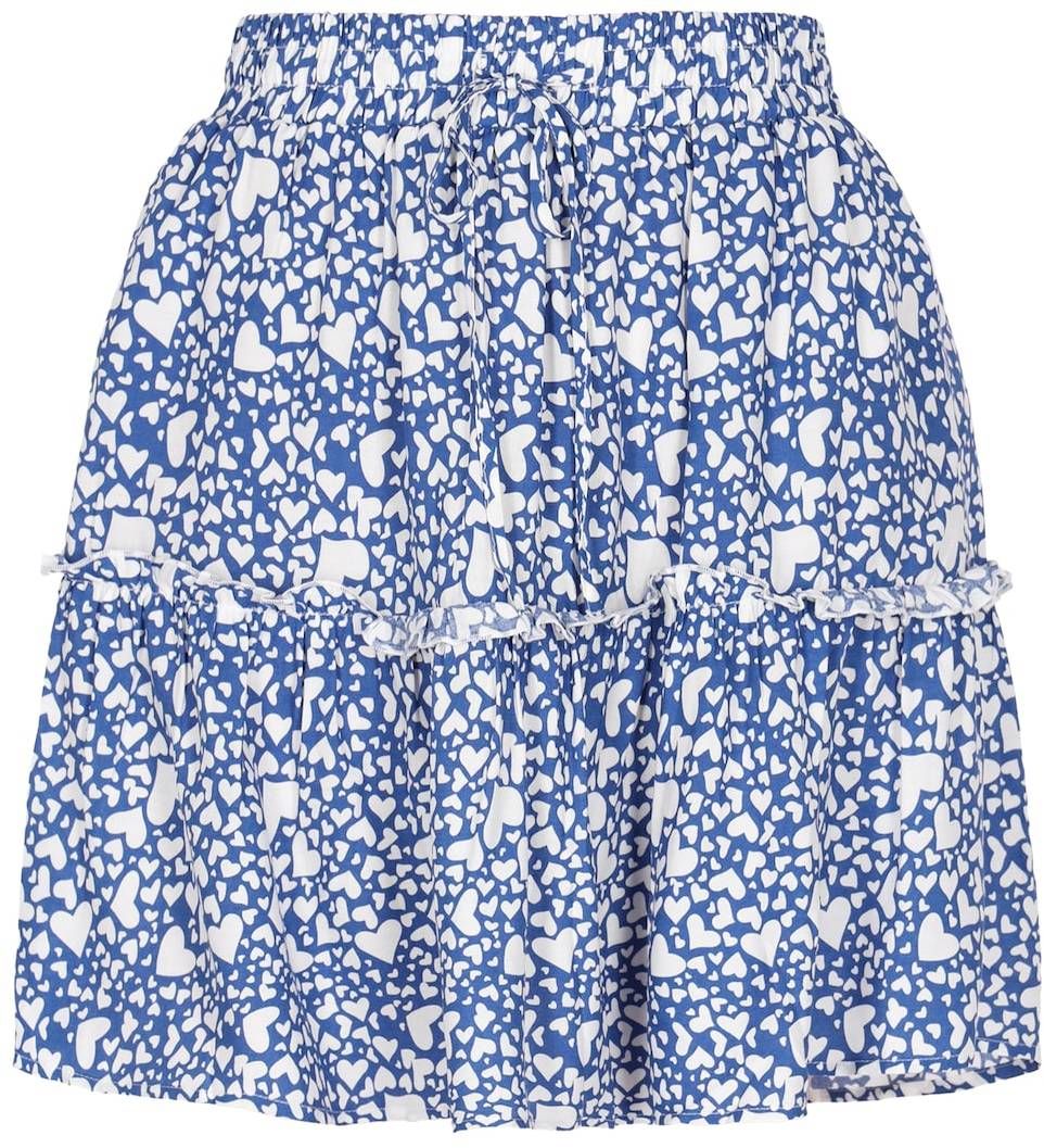 myMo ROCKS Sukňa  modrá / biela