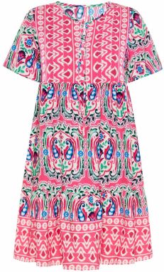 usha FESTIVAL Letné šaty  zmiešané farby / tmavoružová