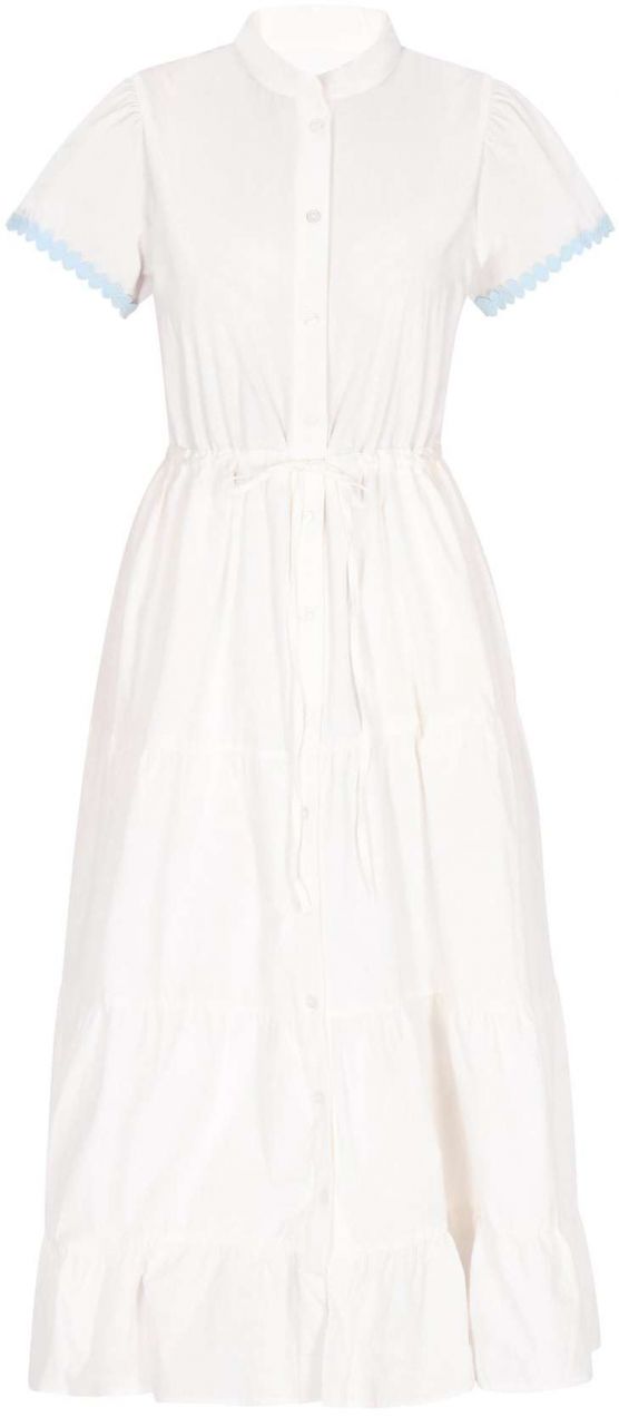 IZIA Košeľové šaty  svetlomodrá / biela