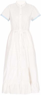 IZIA Košeľové šaty  svetlomodrá / biela