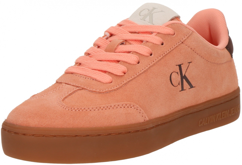 Calvin Klein Nízke tenisky 'Classic'  oranžová / čierna
