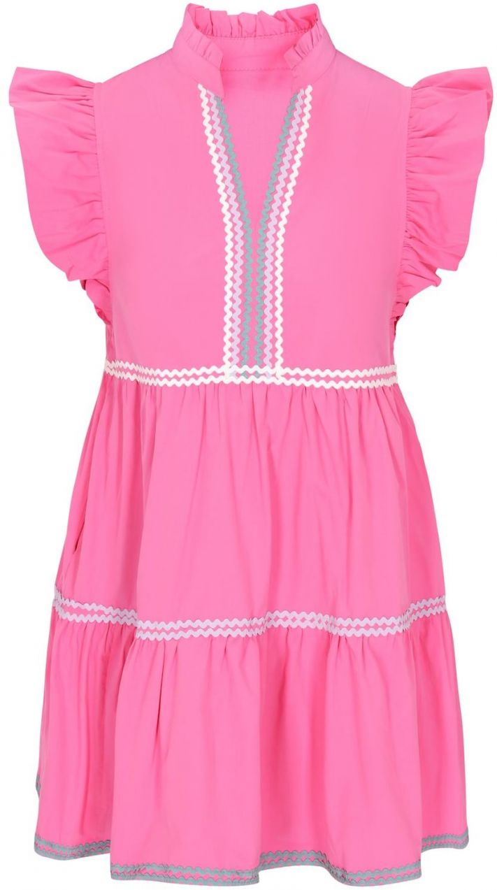 NAEMI Šaty 'Fashion Look'  tyrkysová / svetlofialová / ružová / biela