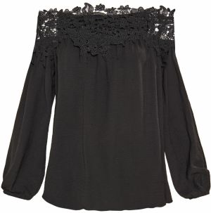 caneva Blúzka 'Fashion Look'  čierna
