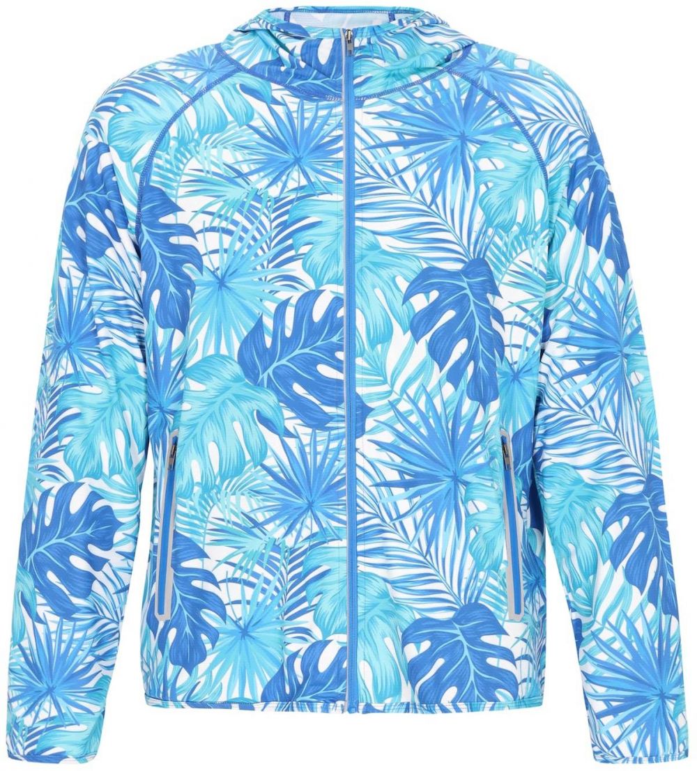 MO Prechodná bunda  modrá / biela